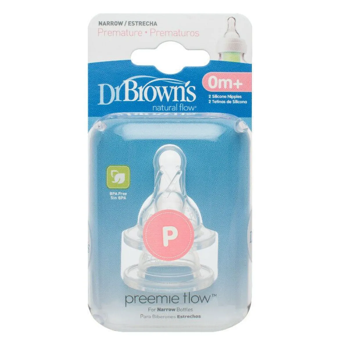 Dr. Brown's Speen Prematuur Standaard Halsfles (2 Stuks)