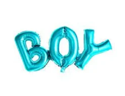 Follieballon Boy Blauw