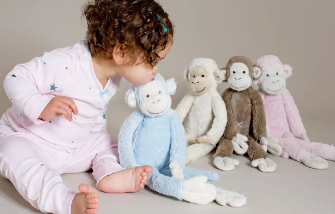 Happy Horse Knuffel Monkey Mickey Ivory 43 cm