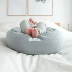 Ilmaha Relax Hoes Voor Voedingskussen Hydrofiel Zeegroen