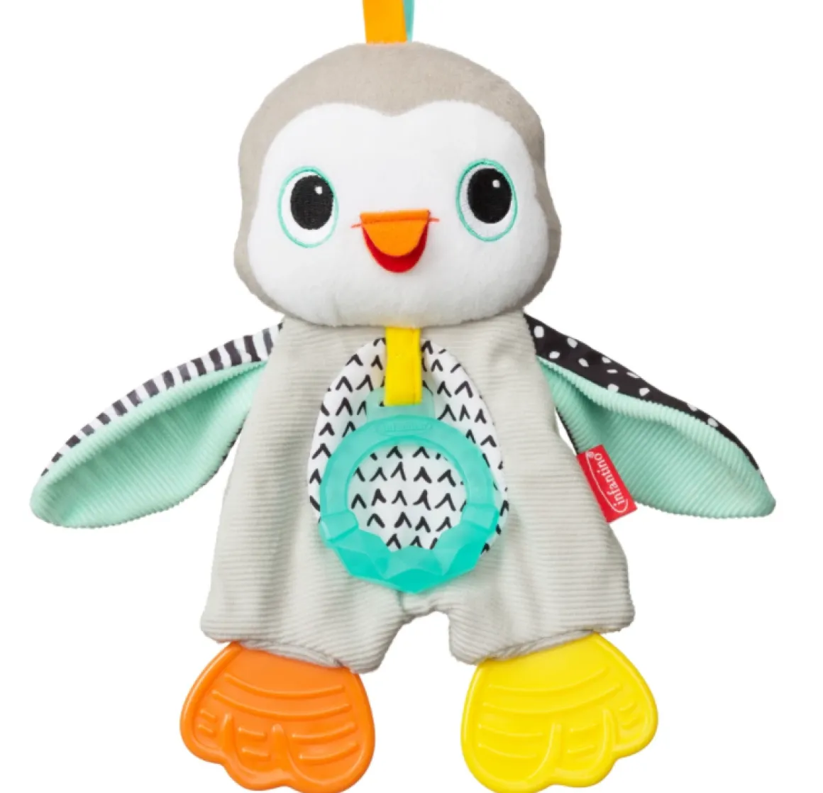 Infantino Bijtspeeltje Main Cuddly Teether Penguin