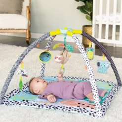 Infantino Speelkleed Met Speelboog Large 4 In 1 Milestones And Memories Twist And Fold Gym
