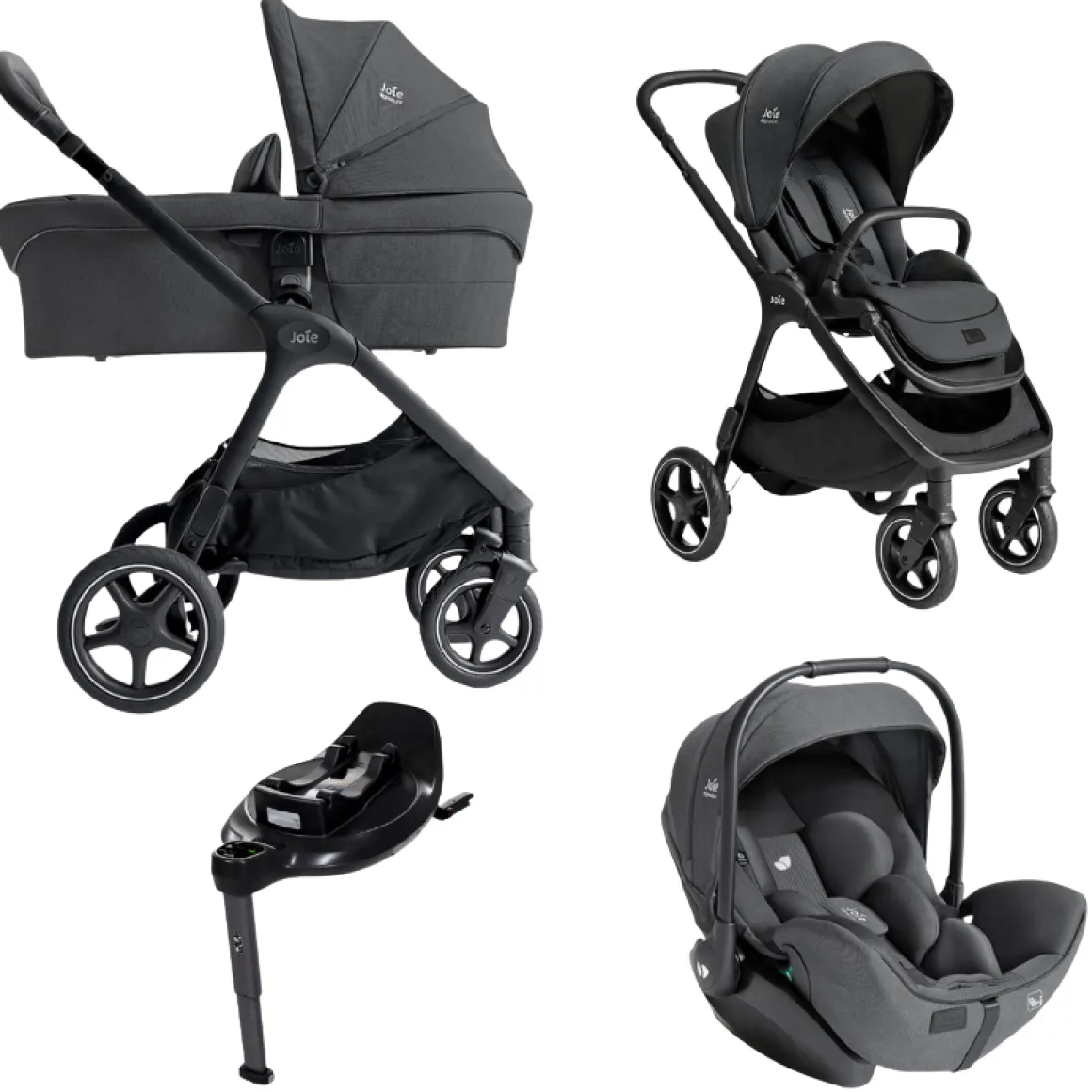 Joie Signature 4 in 1 Kinderwagen Finiti Ebony