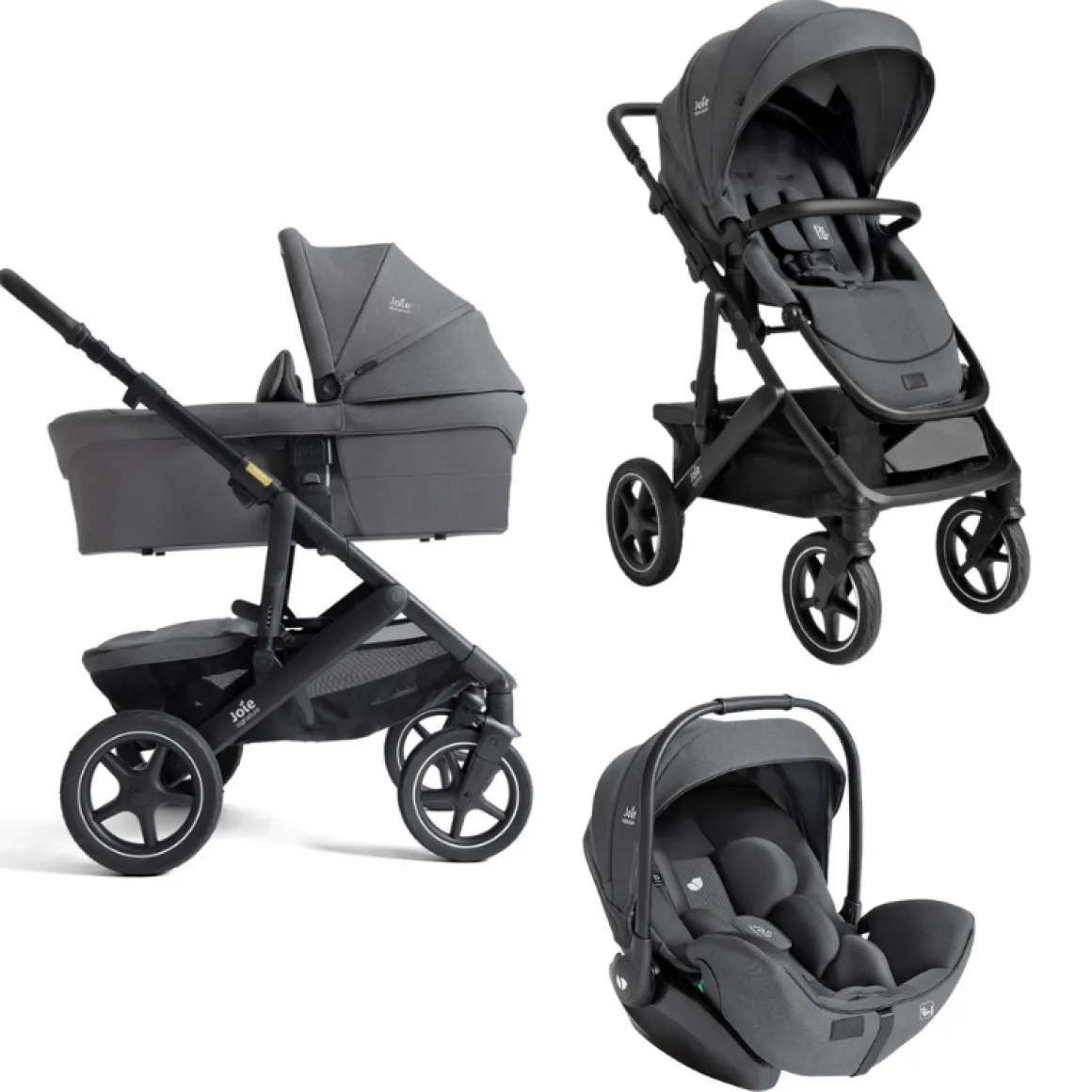 Joie Signature 3 in 1 Kinderwagen Vinca Ebony