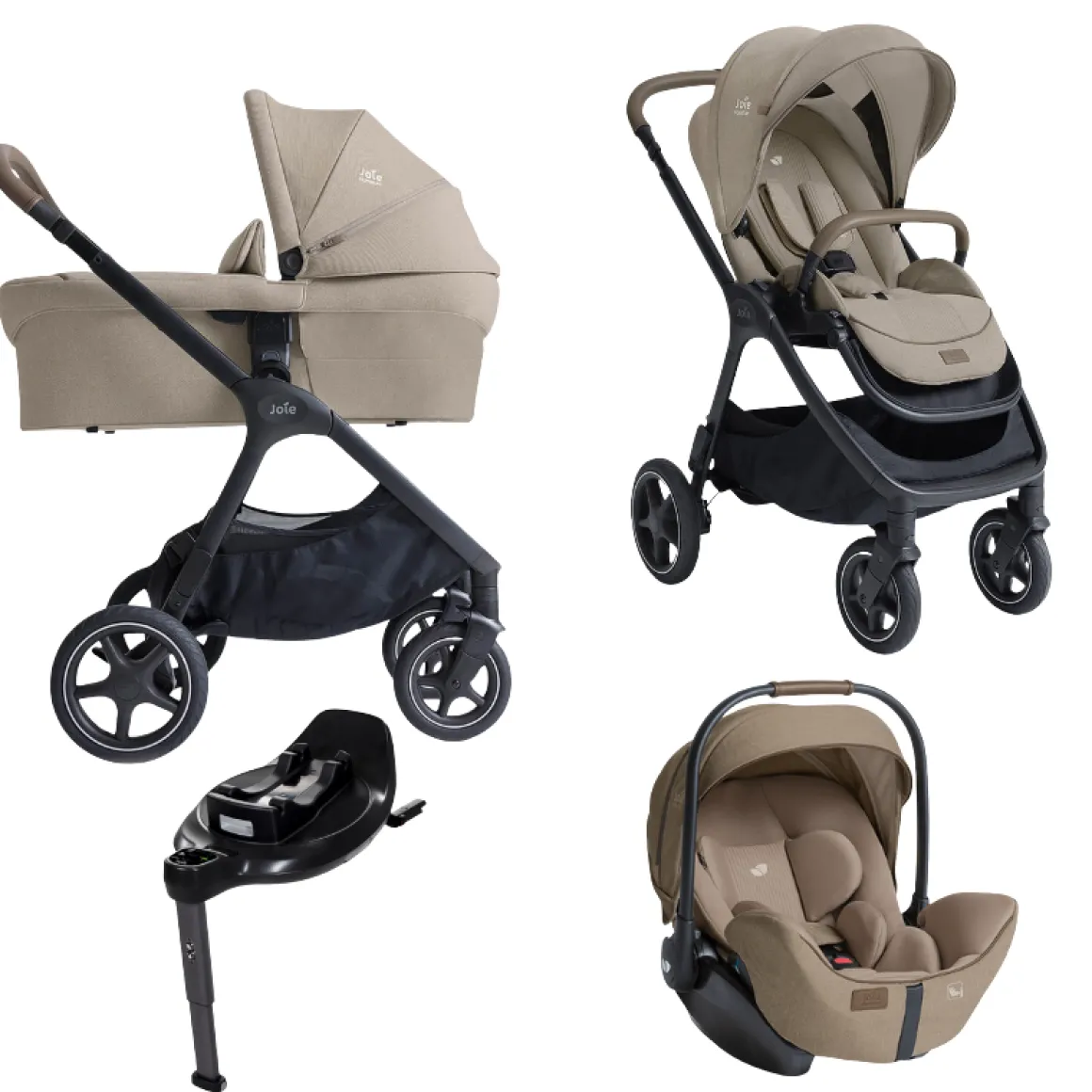 Joie Signature 4 in 1 Kinderwagen Finiti Sandstone