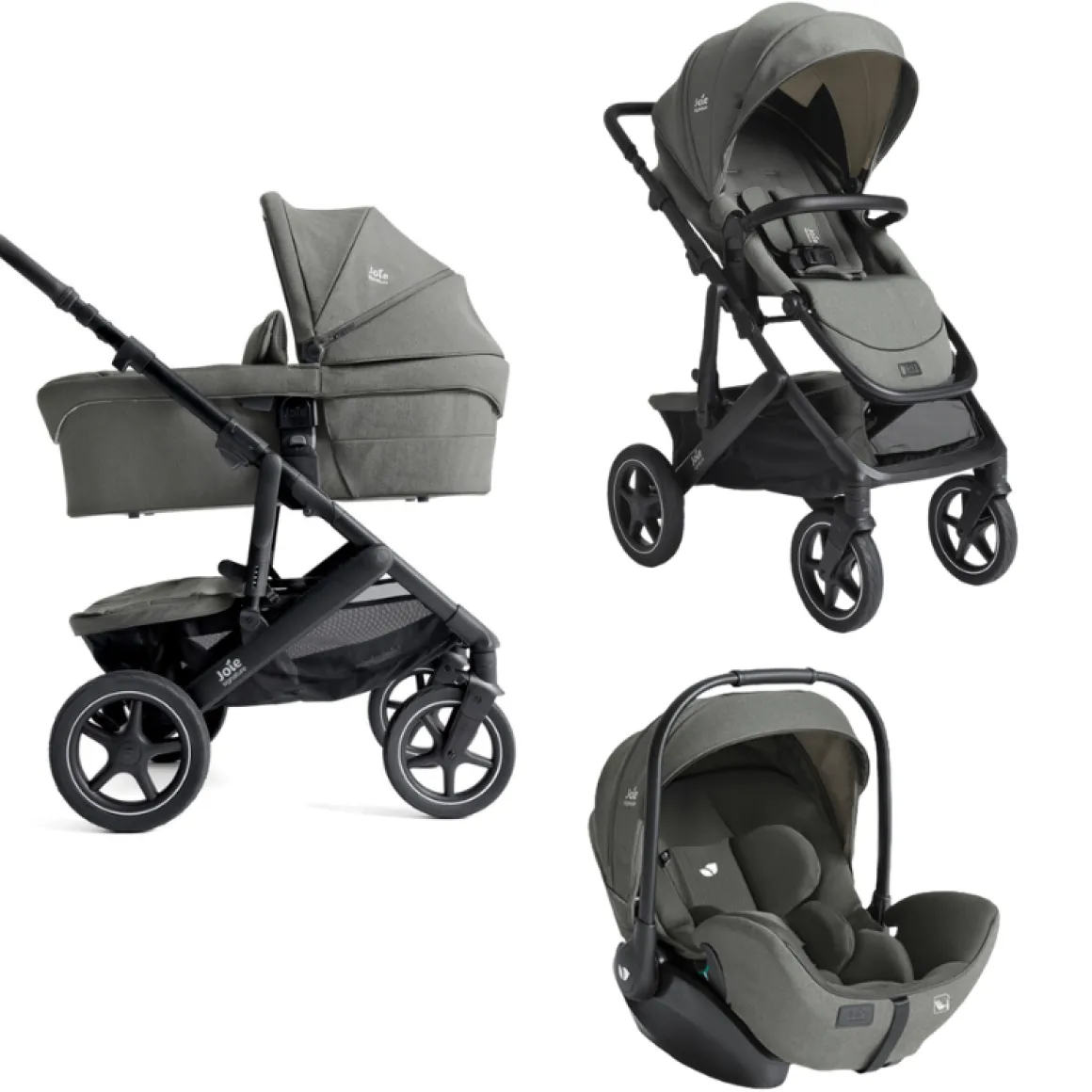 Joie Signature 3 in 1 Kinderwagen Vinca Evergreen