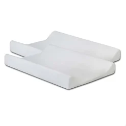 Jollein Aankleedkussenhoes Badstof Wit Duo Pack