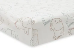 Jollein Aankleedkussenhoes Jersey 50x70cm Elephant Tales