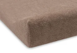 Jollein Aankleedkussenhoes Badstof 50x70cm Milky Coffee/Ivory - 2 Stuks