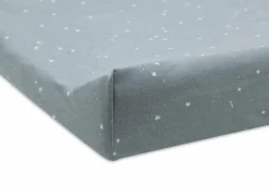 Jollein Aankleedkussenhoes Jersey 50x70cm Twinkling Sea Green