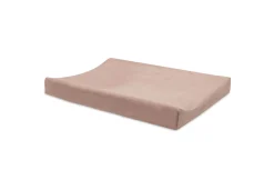 Jollein Aankleedkussenhoes Badstof 50x70cm Wild Rose/Ivory - 2 Stuks