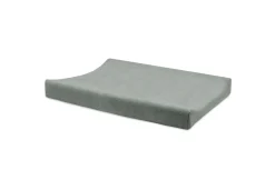 Jollein Aankleedkussenhoes Badstof 50x70cm Sea Green/Ivory - 2 Stuks