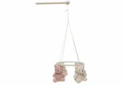 Jollein Babymobiel Teddy Bear Wild Rose/Naturel