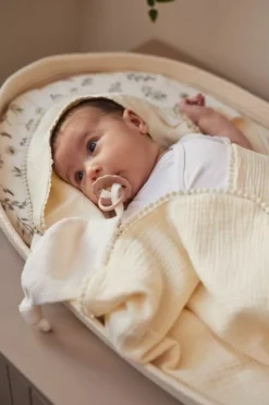 Jollein Badcape Embroidery 75 x 75 cm Ivory