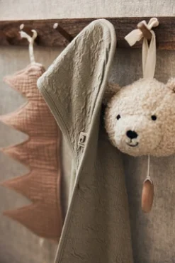 Jollein Badcape Soft Waves Olive Green 75x75cm