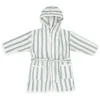 Jollein Badjas 1-2 year Stripe Terry Sea Green GOTS