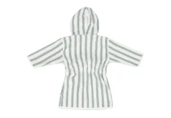 Jollein Badjas 1-2 year Stripe Terry Sea Green GOTS