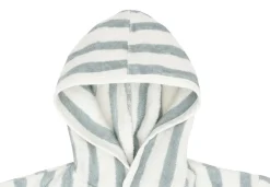 Jollein Badjas 1-2 year Stripe Terry Sea Green GOTS