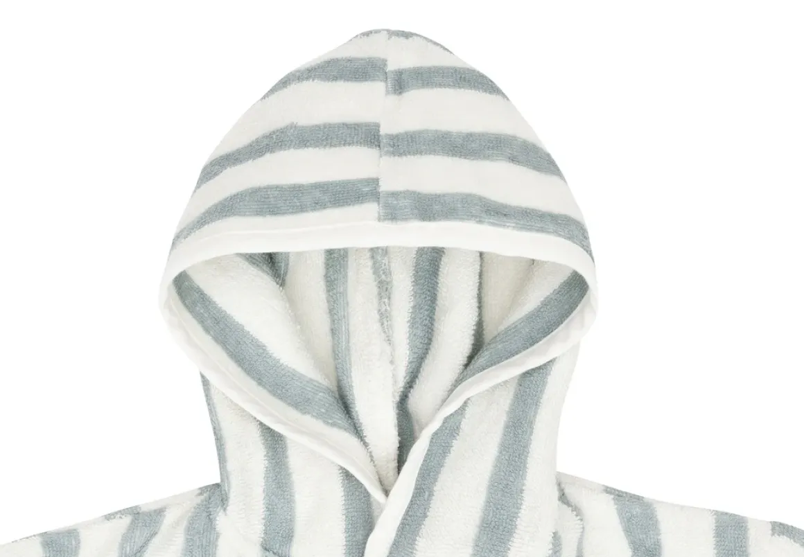 Jollein Badjas 1-2 year Stripe Terry Sea Green GOTS