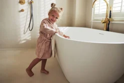 Jollein Badjas Badstof 3-4 jaar Miffy Jacquard Wild Rose