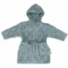 Jollein Badjas Badstof 1-2 jaar Miffy Jacquard Sea Green
