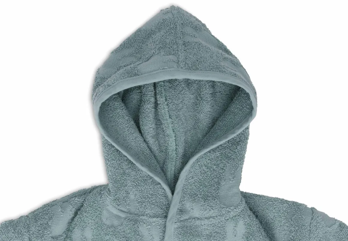 Jollein Badjas Badstof 1-2 jaar Miffy Jacquard Sea Green