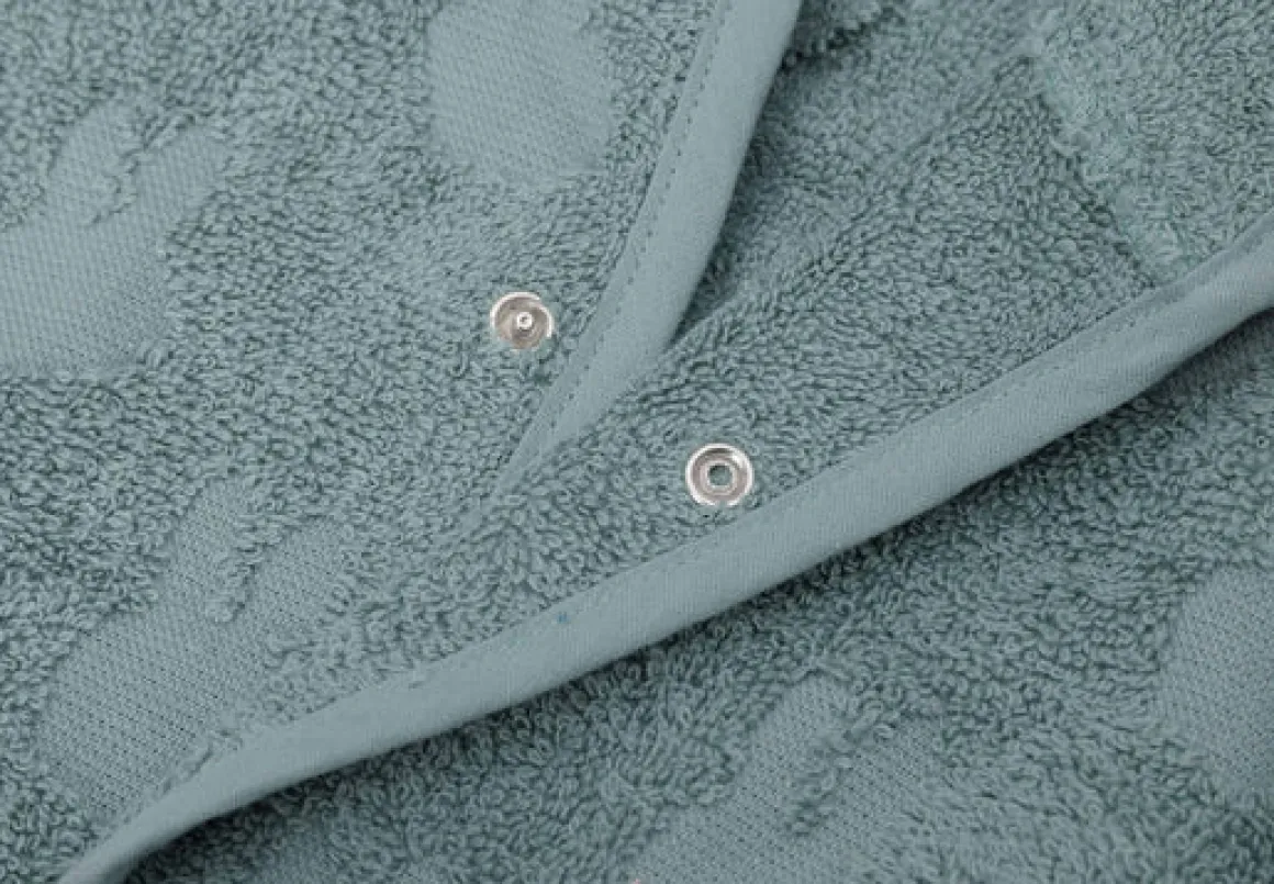 Jollein Badjas Badstof 1-2 jaar Miffy Jacquard Sea Green