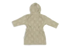 Jollein Badjas Badstof 1-2 jaar Miffy Jacquard Olive Green