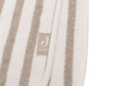 Jollein Badponcho Stripe Terry Olive Green GOTS