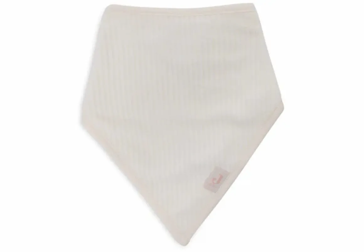 Jollein Bandana Slabbetjes Velvet Rib Wild Rose Ivory 2 Stuks