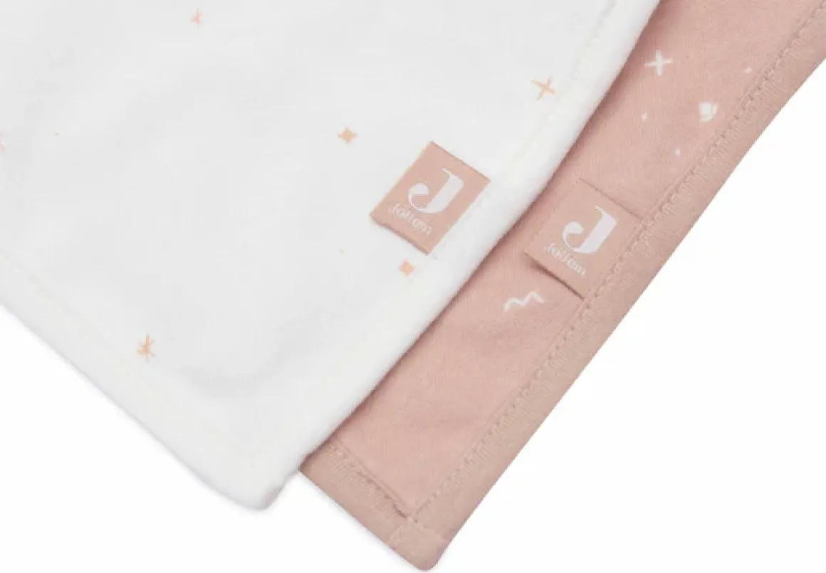 Jollein Bandana Slabbetjes Twinkling Wild Rose 2 Stuks