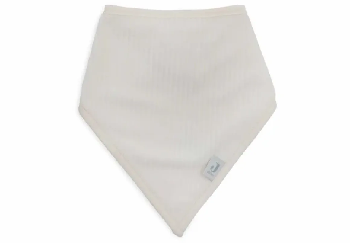 Jollein Bandana Slabbetjes Velvet Rib Sea Green Ivory 2 Stuks