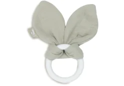 Jollein Bijtring Siliconen Bunny Ears Olive Green