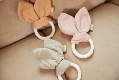 Jollein Bijtring Siliconen Bunny Ears Olive Green