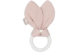 Jollein Bijtring Siliconen Bunny Ears Wild Rose