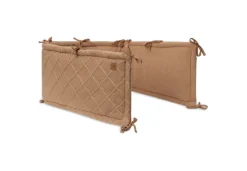 Jollein Boxbumper 180x30cm Check Knit Biscuit