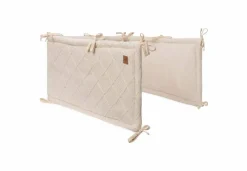 Jollein Boxbumper 180x30cm Check Knit Oatmeal