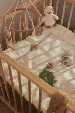 Jollein Boxkleed Basic Knit Ivory 75 x 95 cm