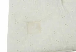 Jollein Boxkleed Embroidery Ivory 75 x 95 cm