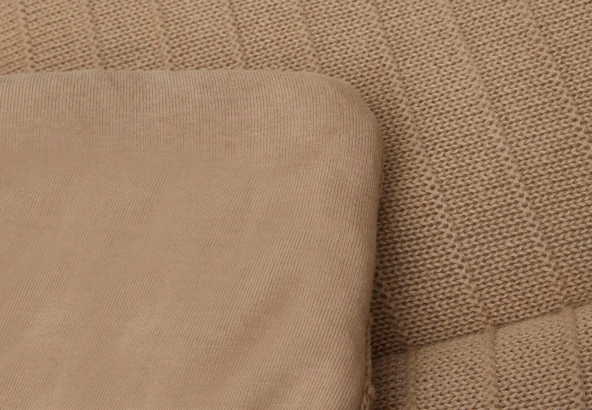 Jollein Boxkleed Pure Knit Biscuit 75 x 95 cm