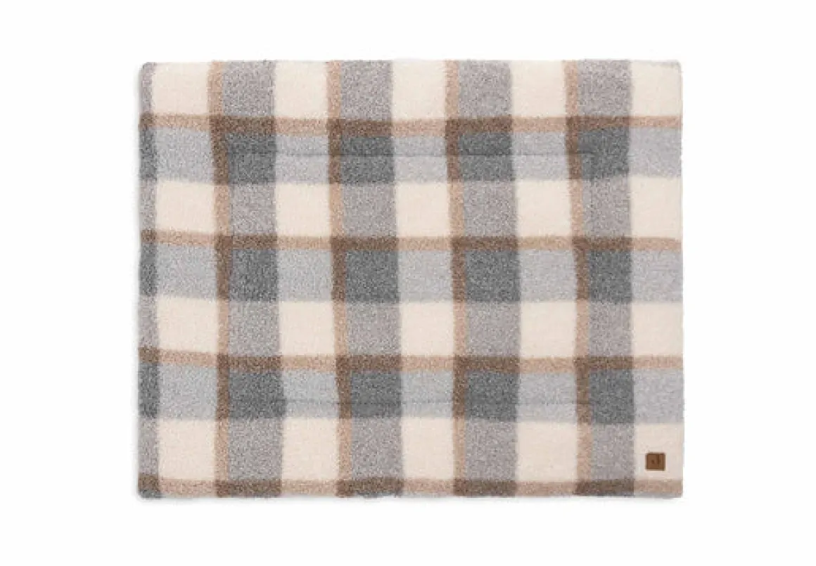 Jollein Boxkleed 75x95cm Check Knit Boucle