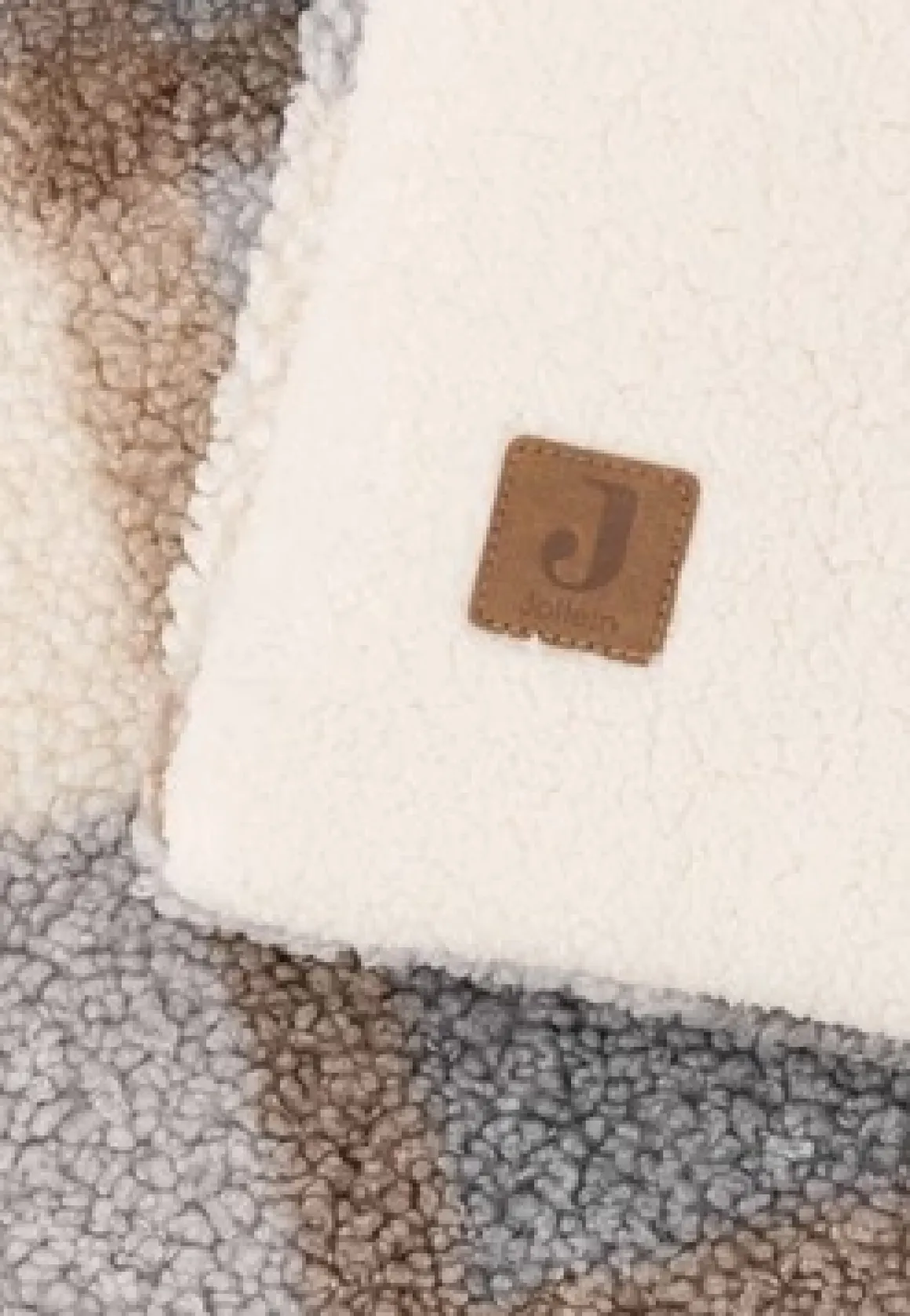 Jollein Boxkleed 75x95cm Check Knit Boucle