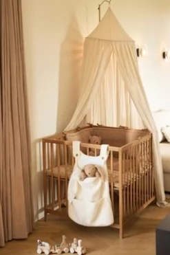 Jollein Boxkleed 75x95cm Check Knit Biscuit