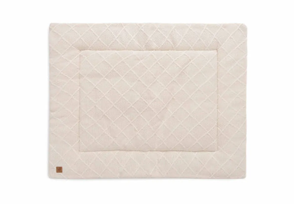 Jollein Boxkleed 75x95cm Check Knit Oatmeal