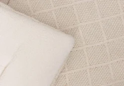 Jollein Boxkleed 75x95cm Check Knit Oatmeal