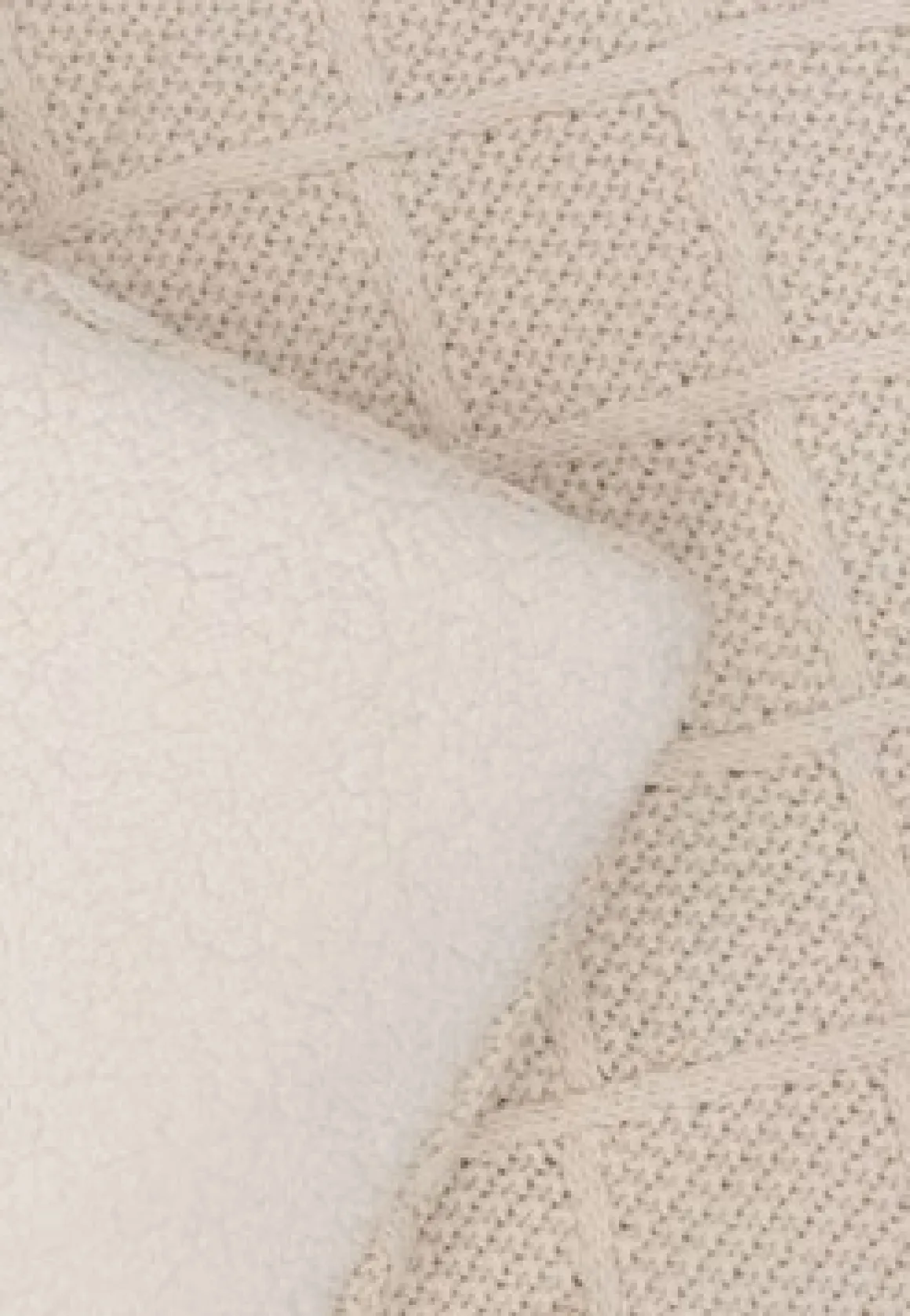 Jollein Boxkleed 75x95cm Check Knit Oatmeal