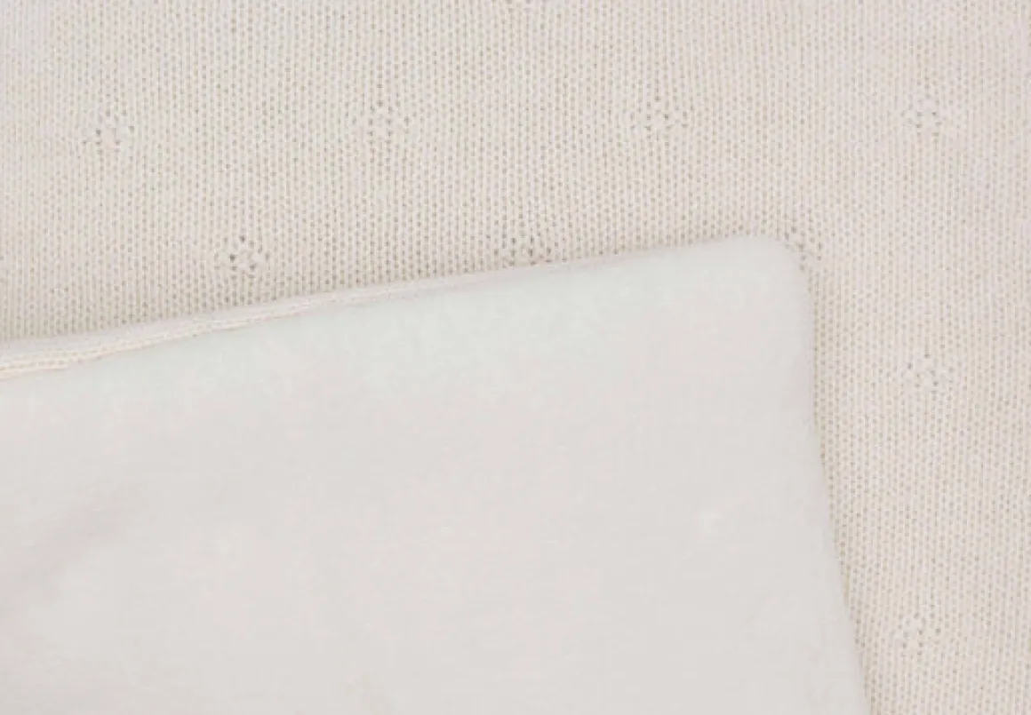 Jollein Boxkleed 75x95cm Cosy Knit Ivory