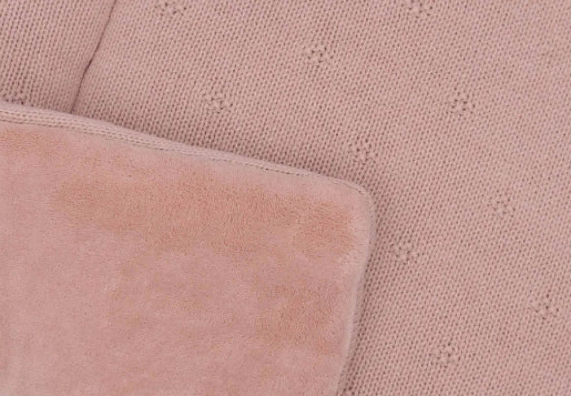 Jollein Boxkleed 75x95cm Cosy Knit Wild Rose