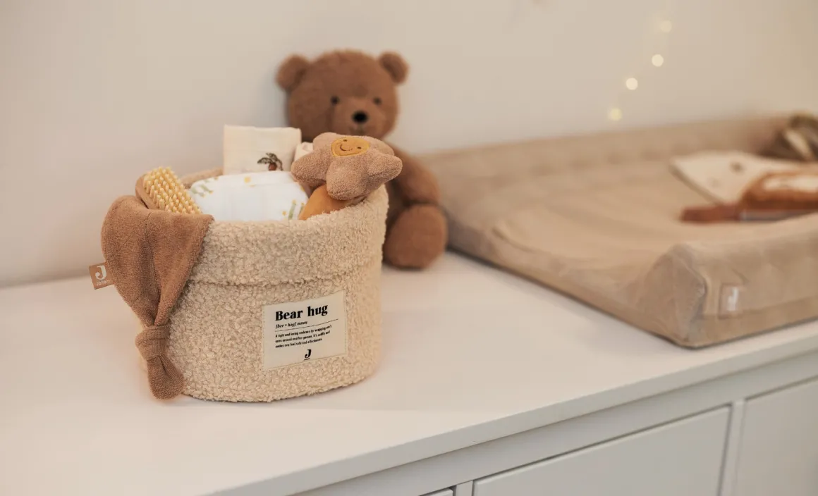 Jollein Commodemandje Bouclé Naturel 14 x 18 cm