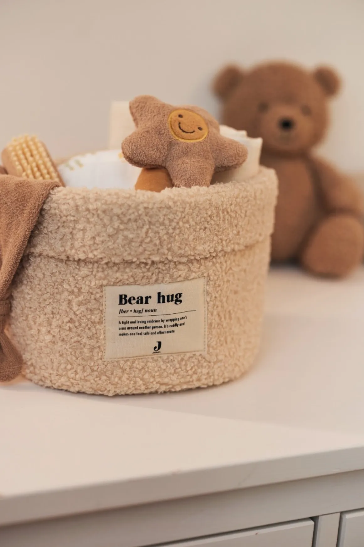 Jollein Commodemandje Bouclé Naturel 14 x 18 cm